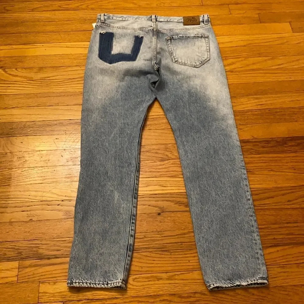 ‎PRPS El Camino Tapered Boyfriend Jeans with Pearl